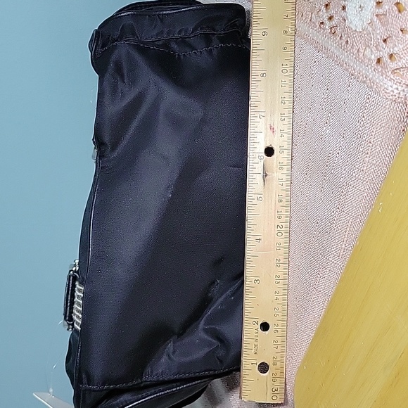 Franco Sarto Black Vinyl Handbag - Picture 5 of 7